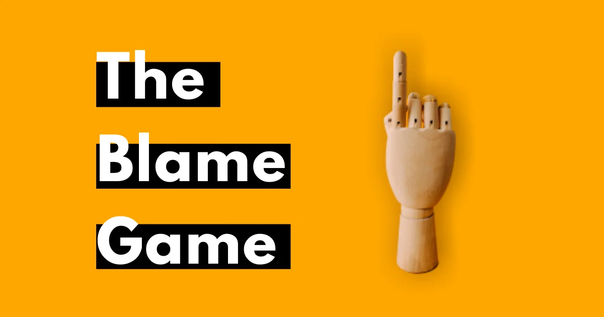 The Blame Game: Blame Breeds Blame in a Never Ending Game of Hate