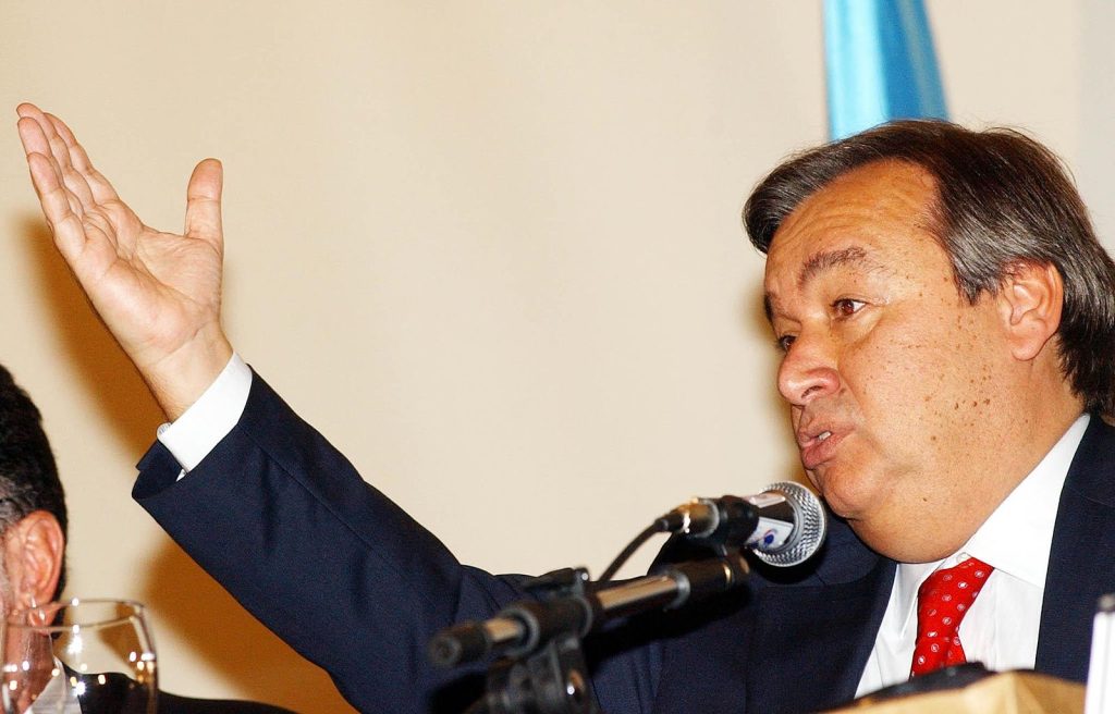 Former Prime Minister of Portugal, António Guterres, captured in 2003. Photo: José Cruz/ Agência Brasil © CC Attribution 3.0 Brazil