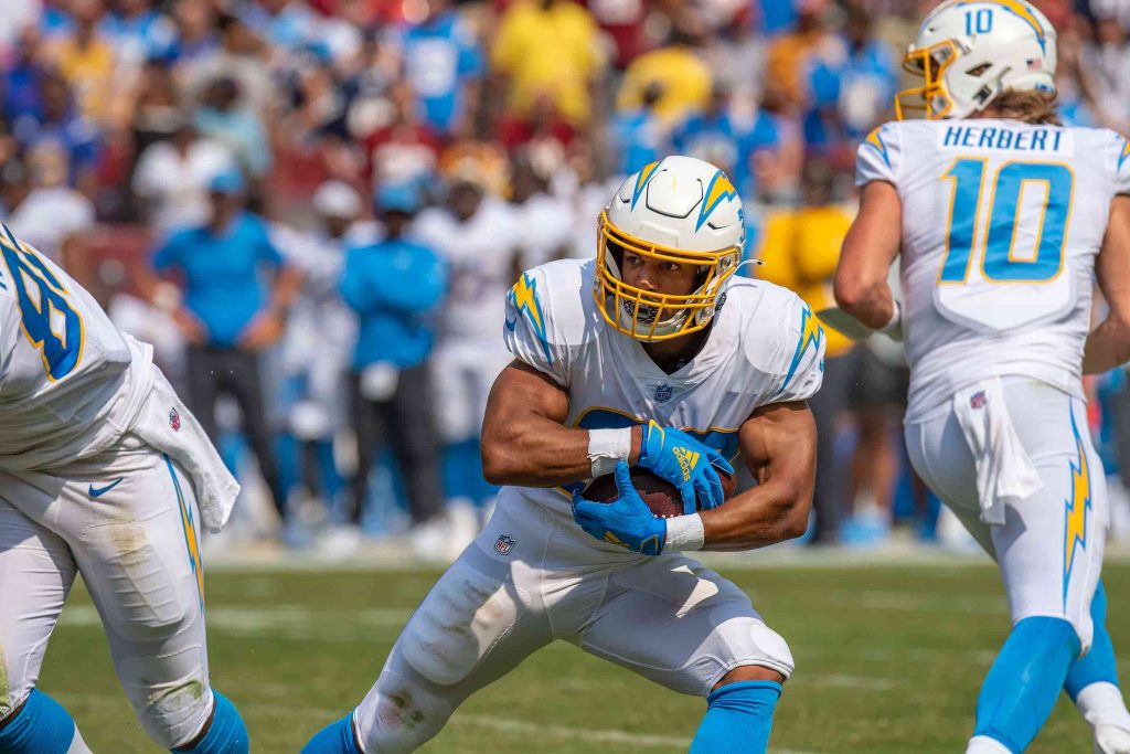From GQ Sports’ “My First Million” series, Austin Ekeler advises NFL rookies: “Plan from day one with a financial advisor, as careers in sports are short and uncertain.” Photo: All-Pro Reels/Flickr © CC BY-SA 2.0