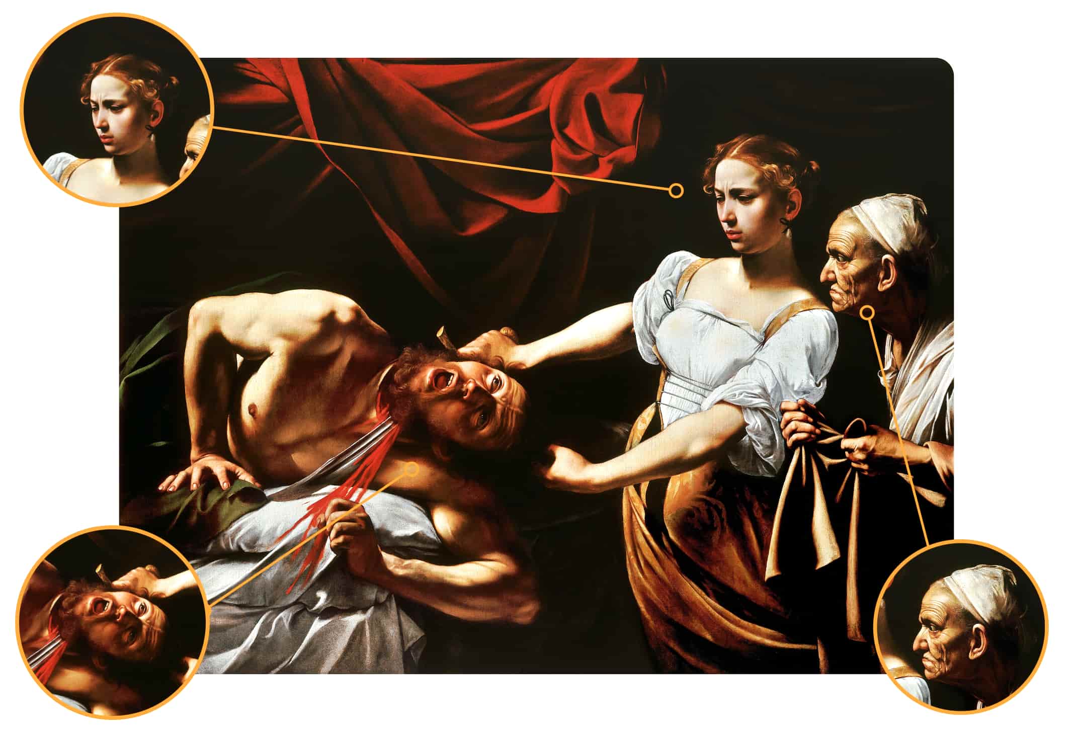 'Transcending Strokes': Caravaggio's Unmistakable Emotion in "Judith and Holofernes"