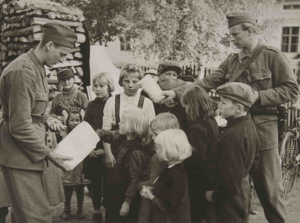 Finnish Children in Sweeden during the second world war