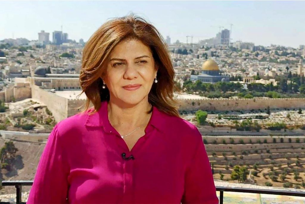 Journalist Shireen Abu Akleh, tragically killed by an IDF sniper in May 2022 while reporting in Jenin, was renowned across the Arab world for her dedicated 25-year career with Al Jazeera, covering significant events and striving to unveil the truth. Photo: Al Jazeera Media Network © CC BY-SA 4.0 Deed