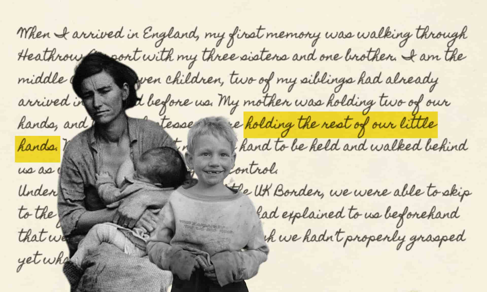 “I couldn't understand a word of it, but I loved choir singing”