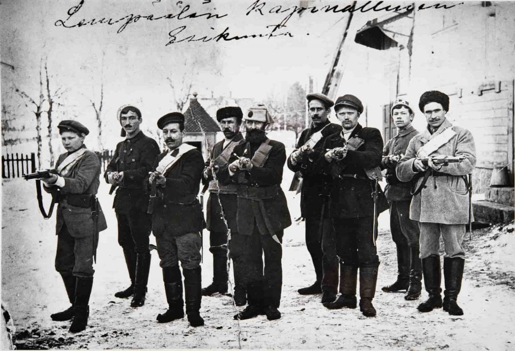 Russian Red Guard in Helsinki