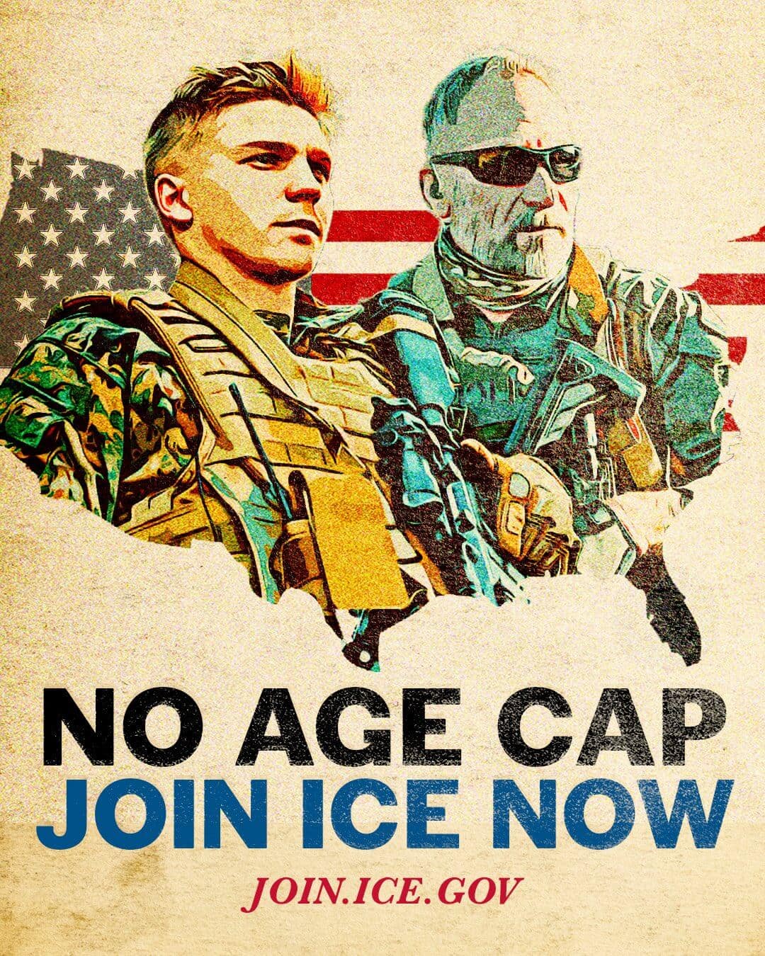 'We’re taking father-son bonding to a whole new level.' Photo: Homeland Security's Twitter account @DHSgov