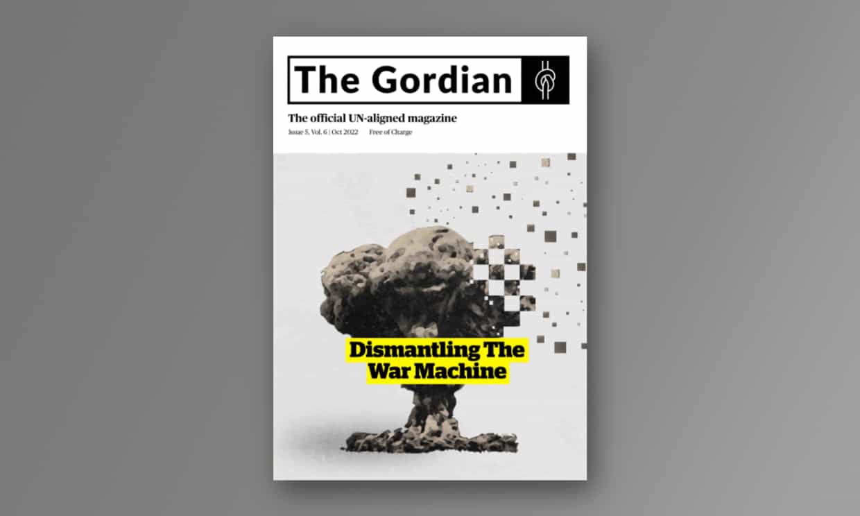 Dismantling the war machine: Inside the October Gordian Magazine