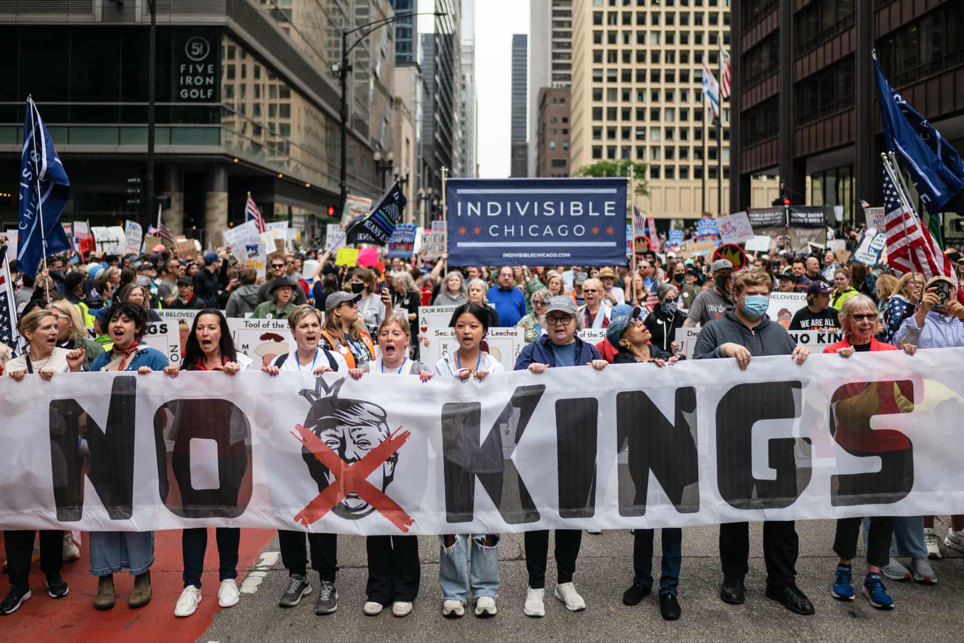 The No Kings protests drew millions to the streets in all 50 states, marking the latest demonstration against Donald Trump’s administration amid a government shutdown. Photo: Paul Goyette/Flickr © CC BY 2.0
