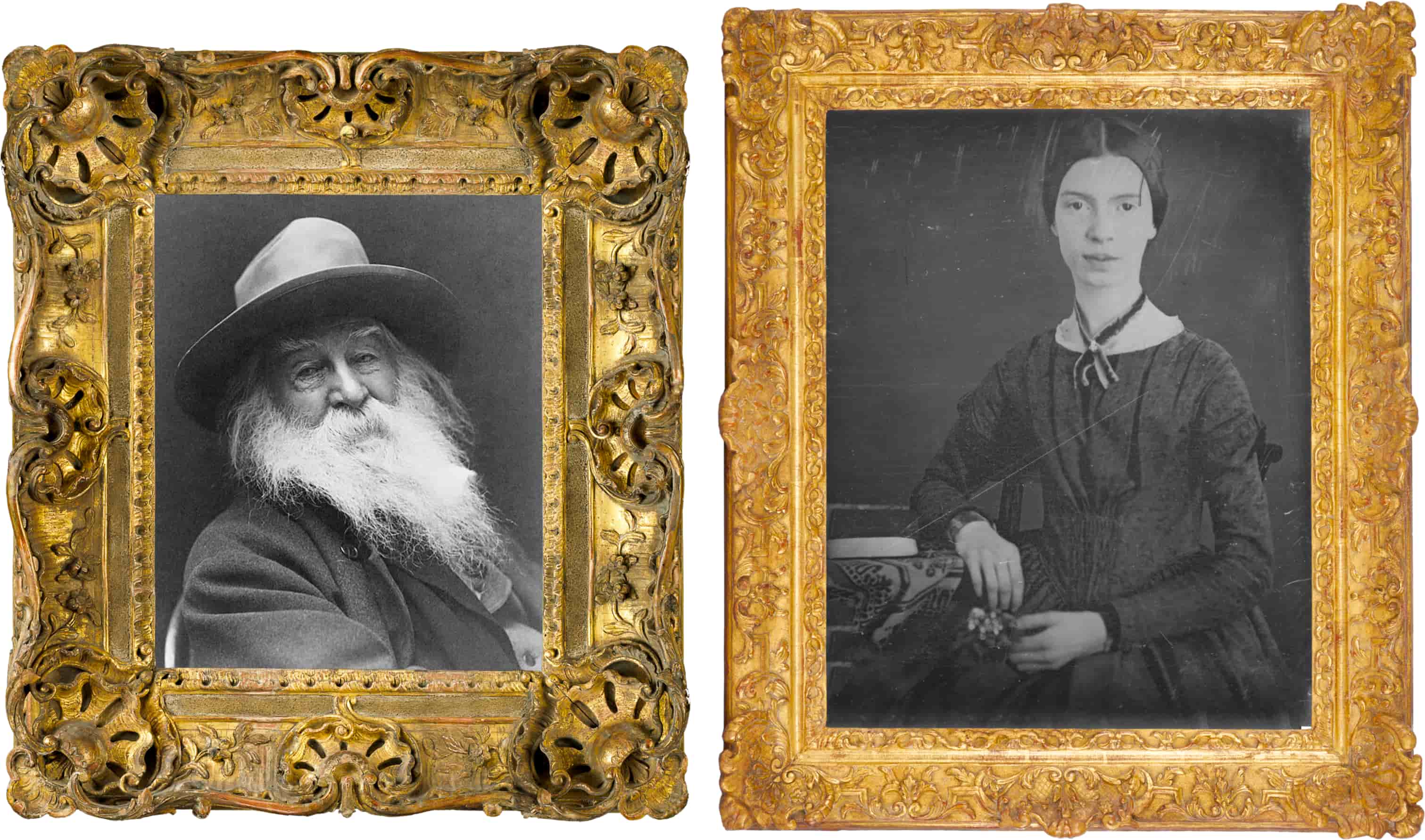 Emily Dickinson (1830-1886) and Walt Whitman